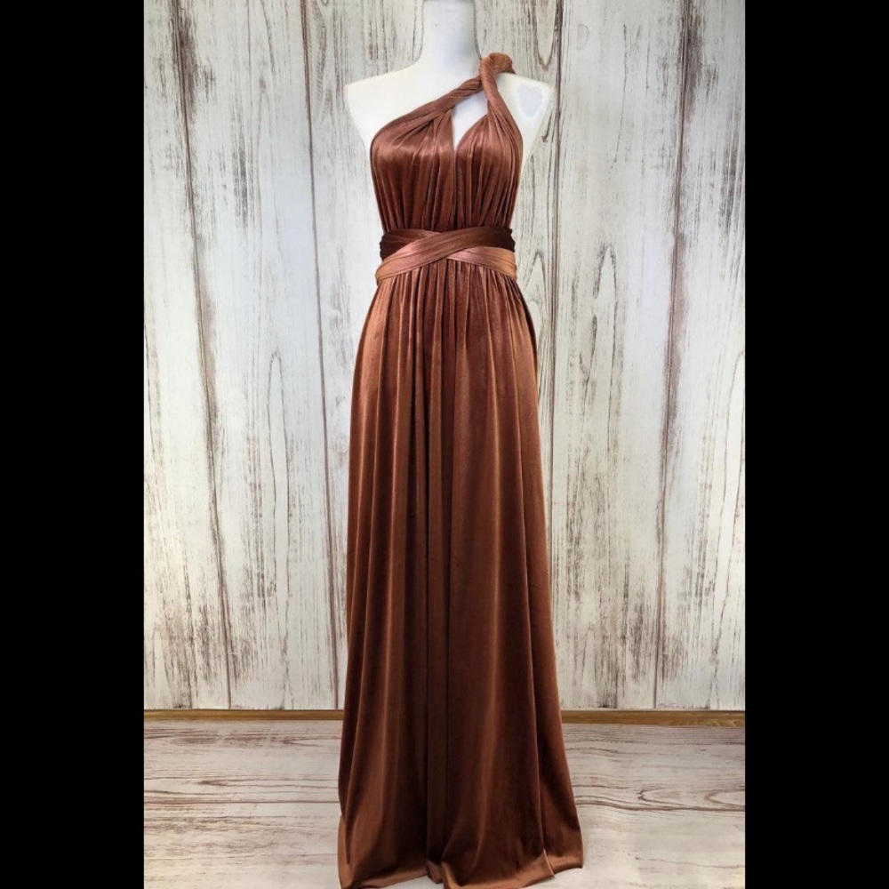 Velvet Bridesmaid Dress